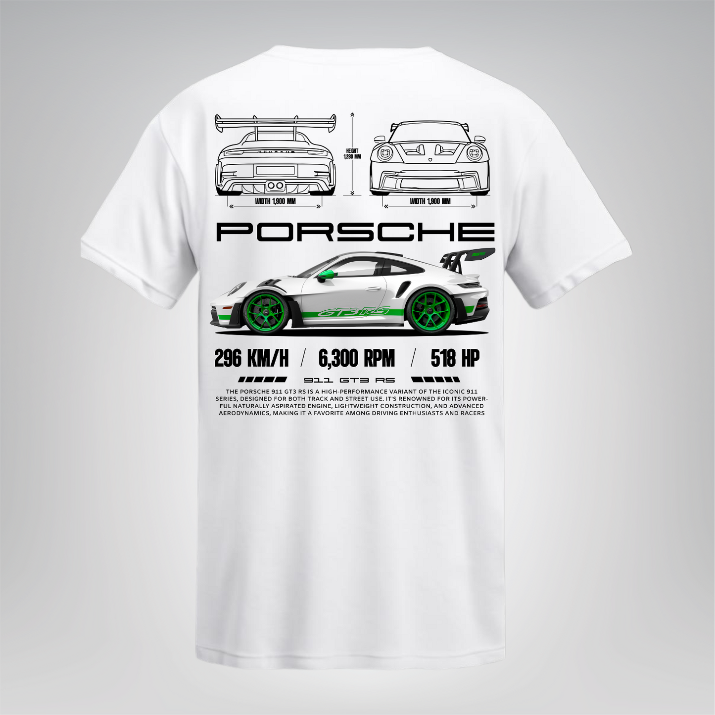 Polera Porsche 911 GT3 RS – Racing Edition