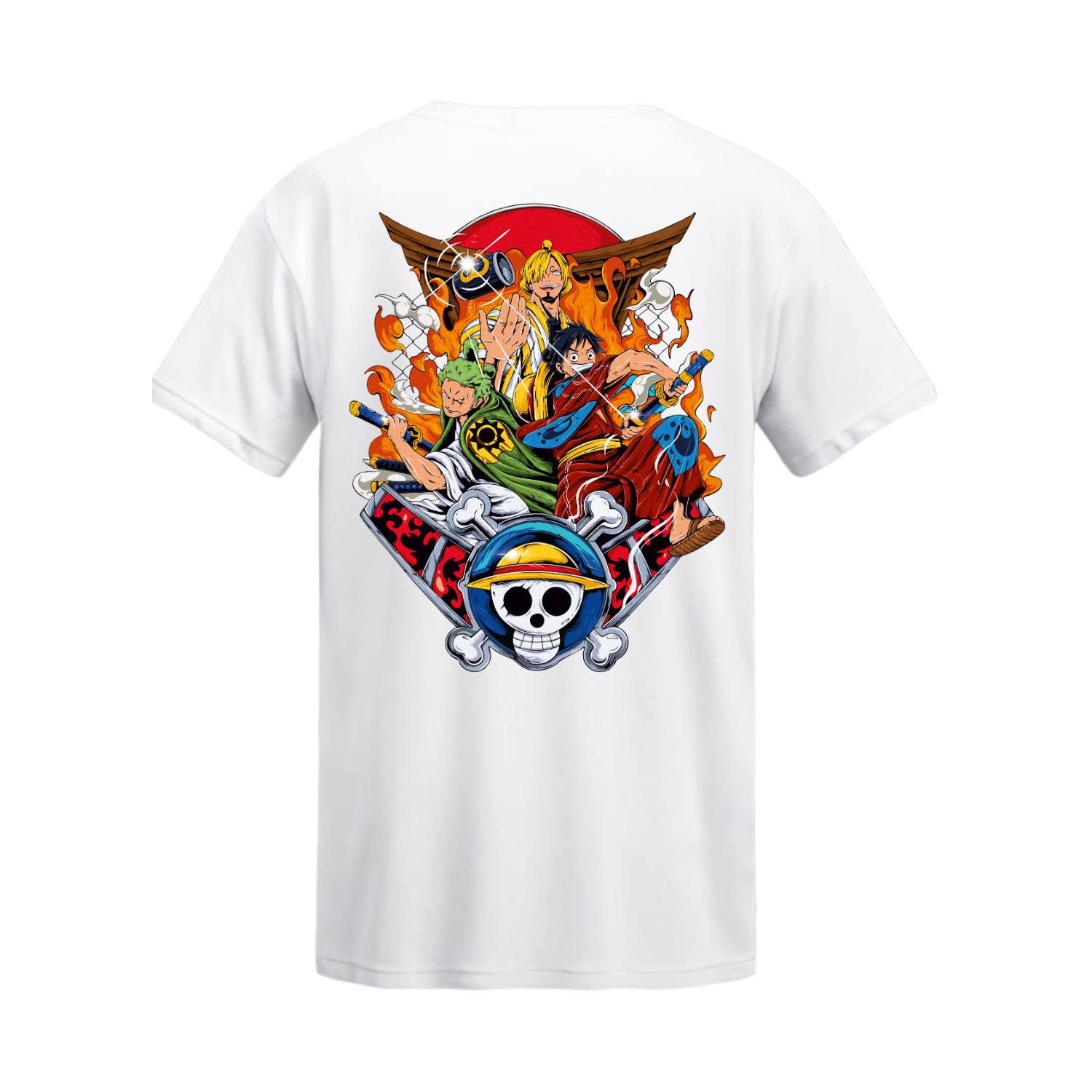 Polera Monster Trio: Crónicas de Wano – One Piece