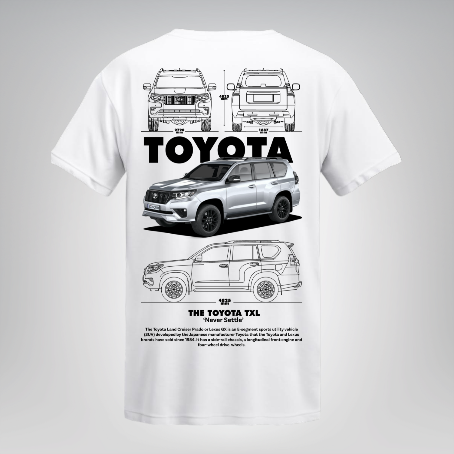 Polera Toyota TXL – Land Cruiser