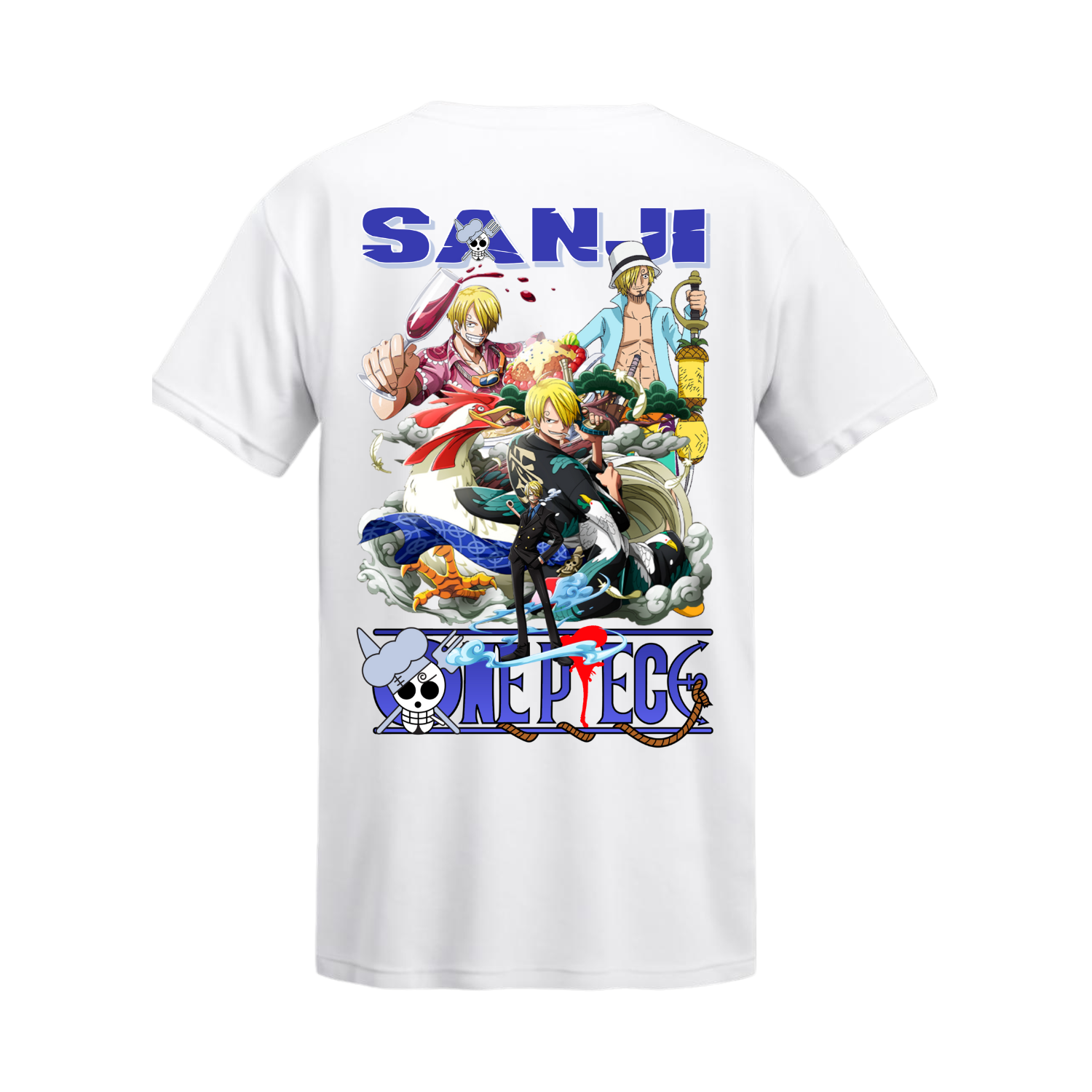 Polera Sanji Estilo Vinsmoke – One Piece