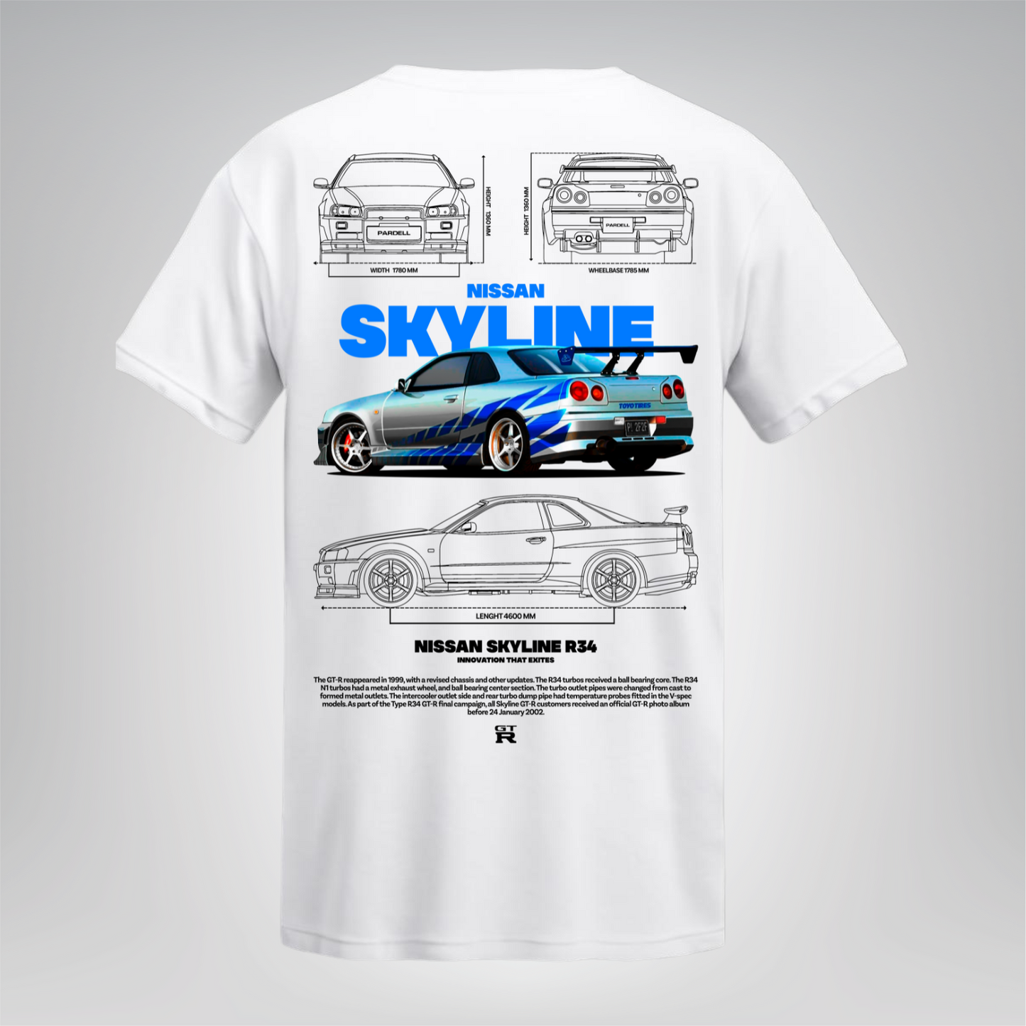 Polera Skyline R34 – Nissan
