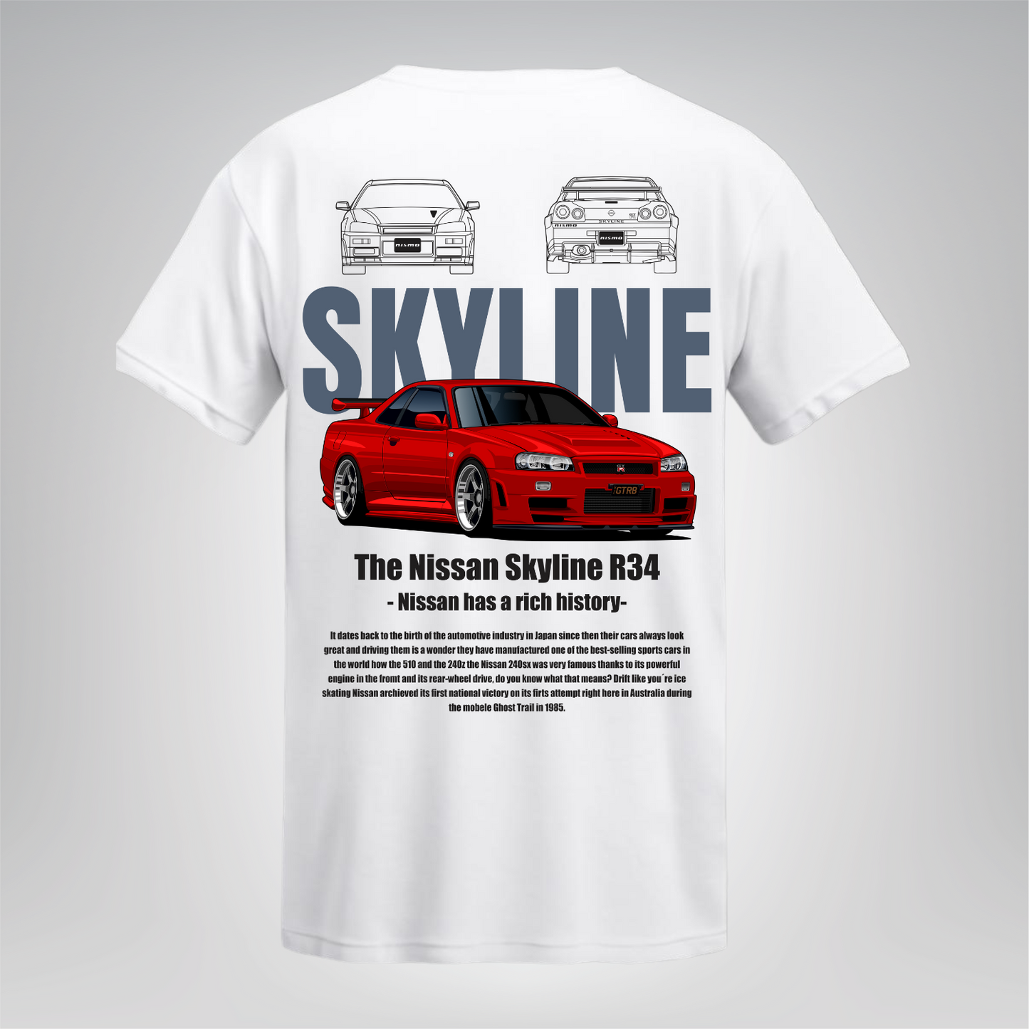 Polera Skyline R34 - Nissan
