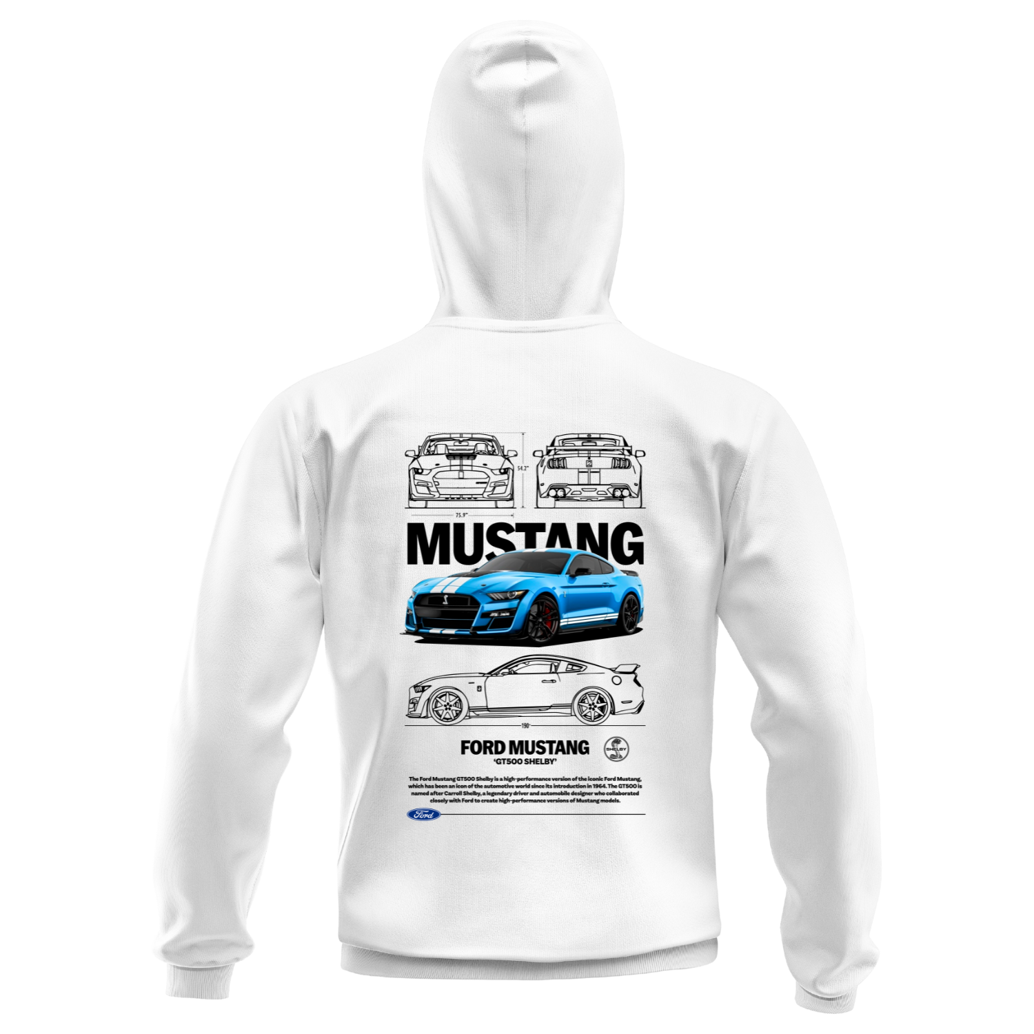 Polerón Mustang GT500 Blueprint – Ford