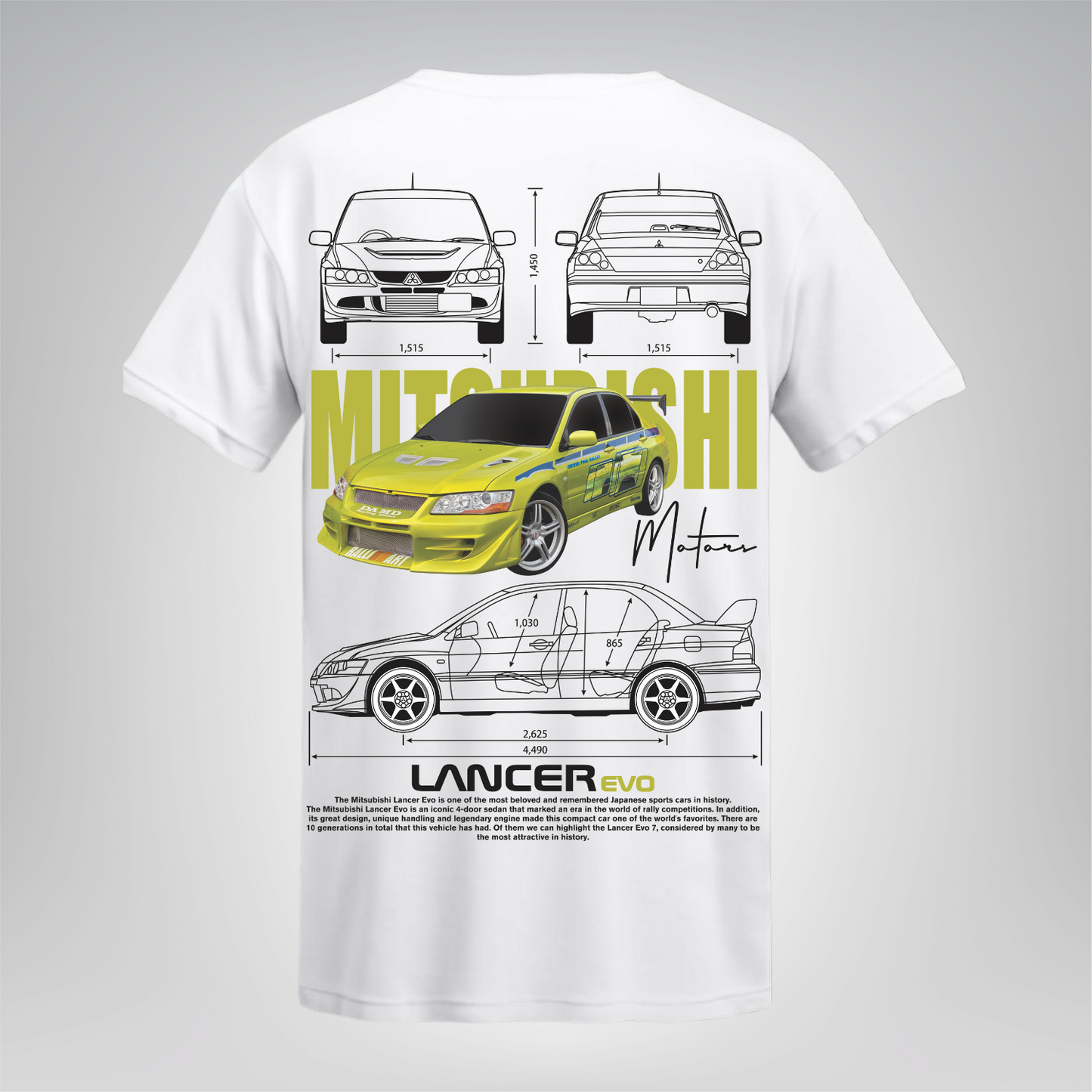 Polera Lancer Evolution – Mitsubishi