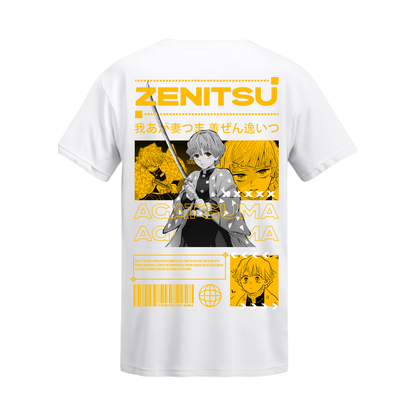 Polera Zenitsu: Destello del Rayo – Kimetsu no Yaiba