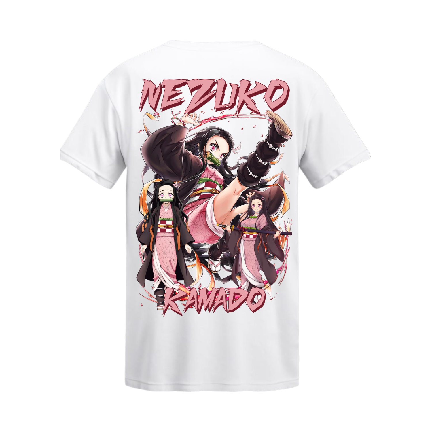 Polera Nezuko: Furia Carmesí – Kimetsu no Yaiba