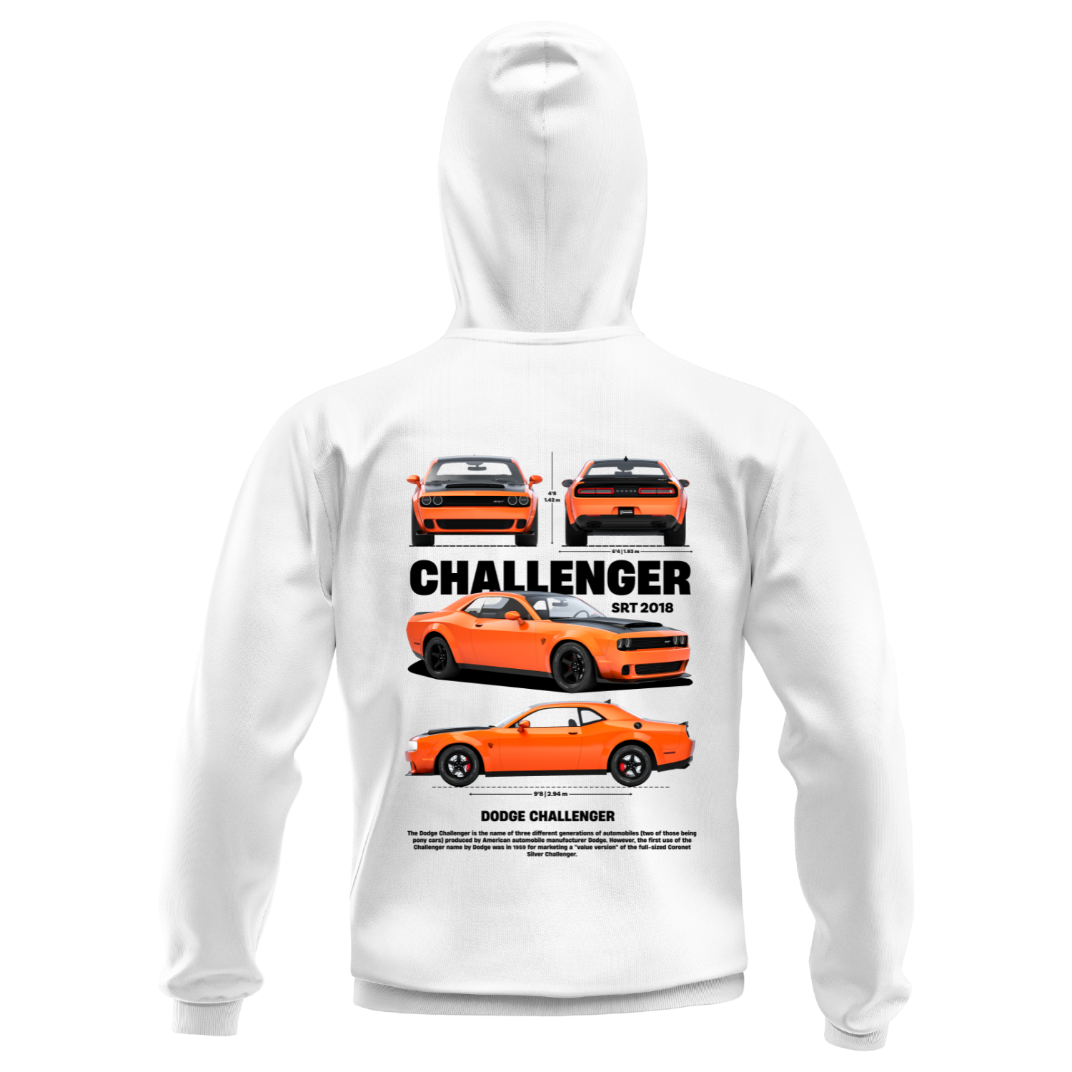 Polerón Challenger SRT 2018 Blueprint – Dodge