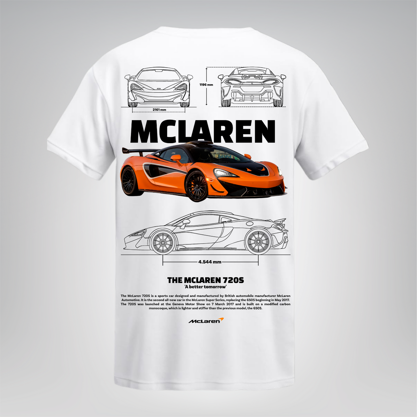 Polera McLaren 720S – Supercar Legend