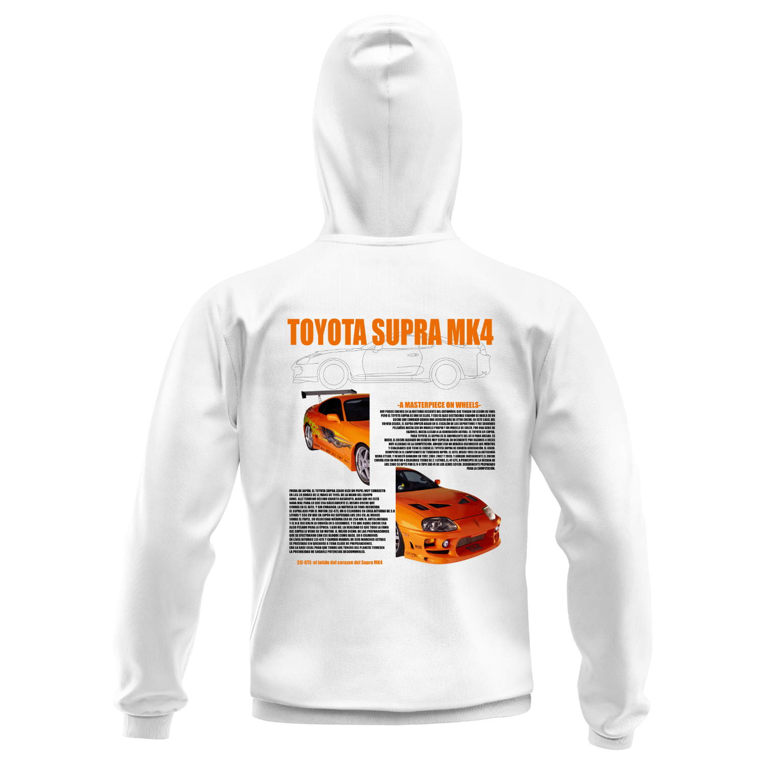 Polerón Supra MK4 Orange – Toyota