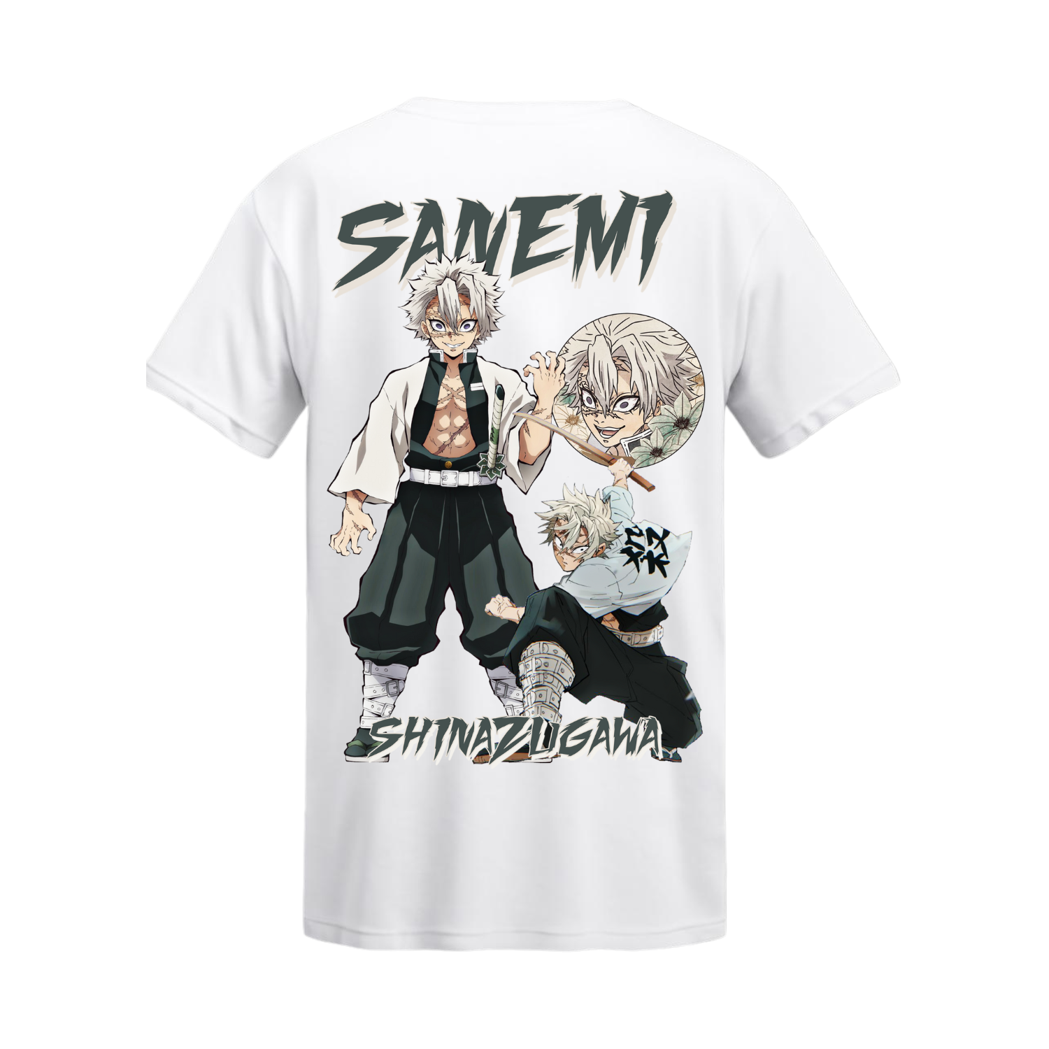 Polera Sanemi: Vendaval de Cicatrices – Kimetsu no Yaiba