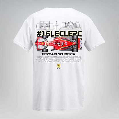 Polera Ferrari #16 Leclerc – F1 Edition