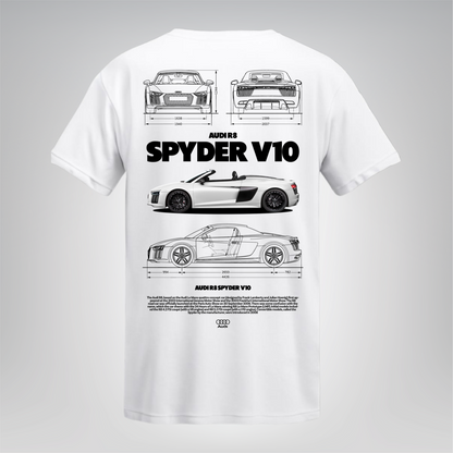 Polera Audi R8 Spyder V10 – Blueprint Edition