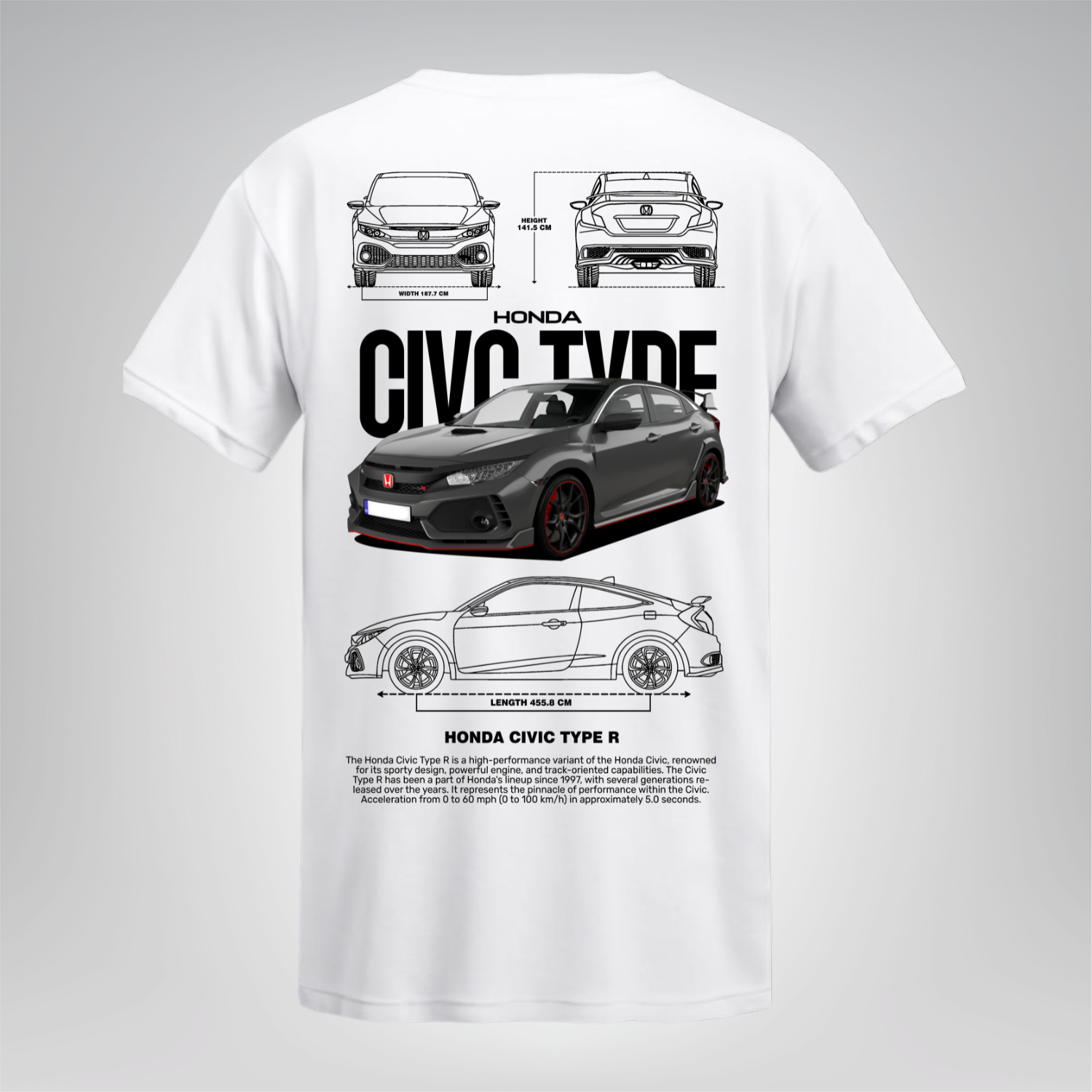 Polera Honda Civic Type R – JDM Legend