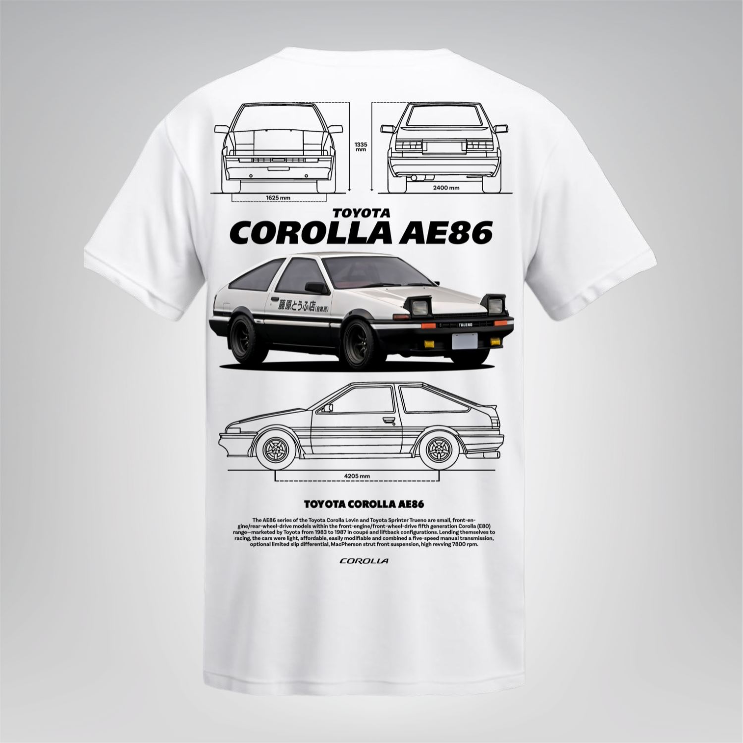 Polera Corolla AE86 – Toyota