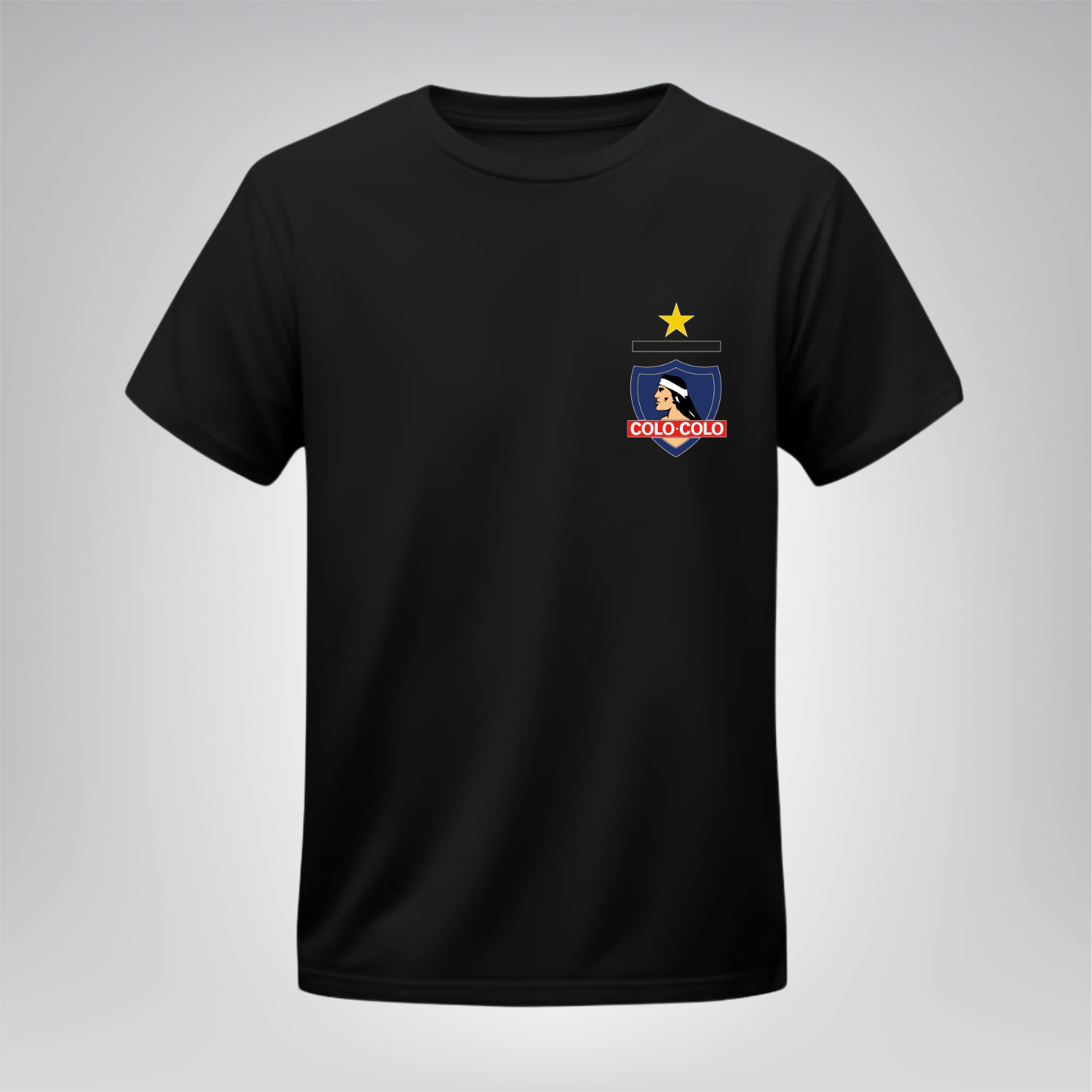 Polera Escudo Estrella Dorada – Colo-Colo