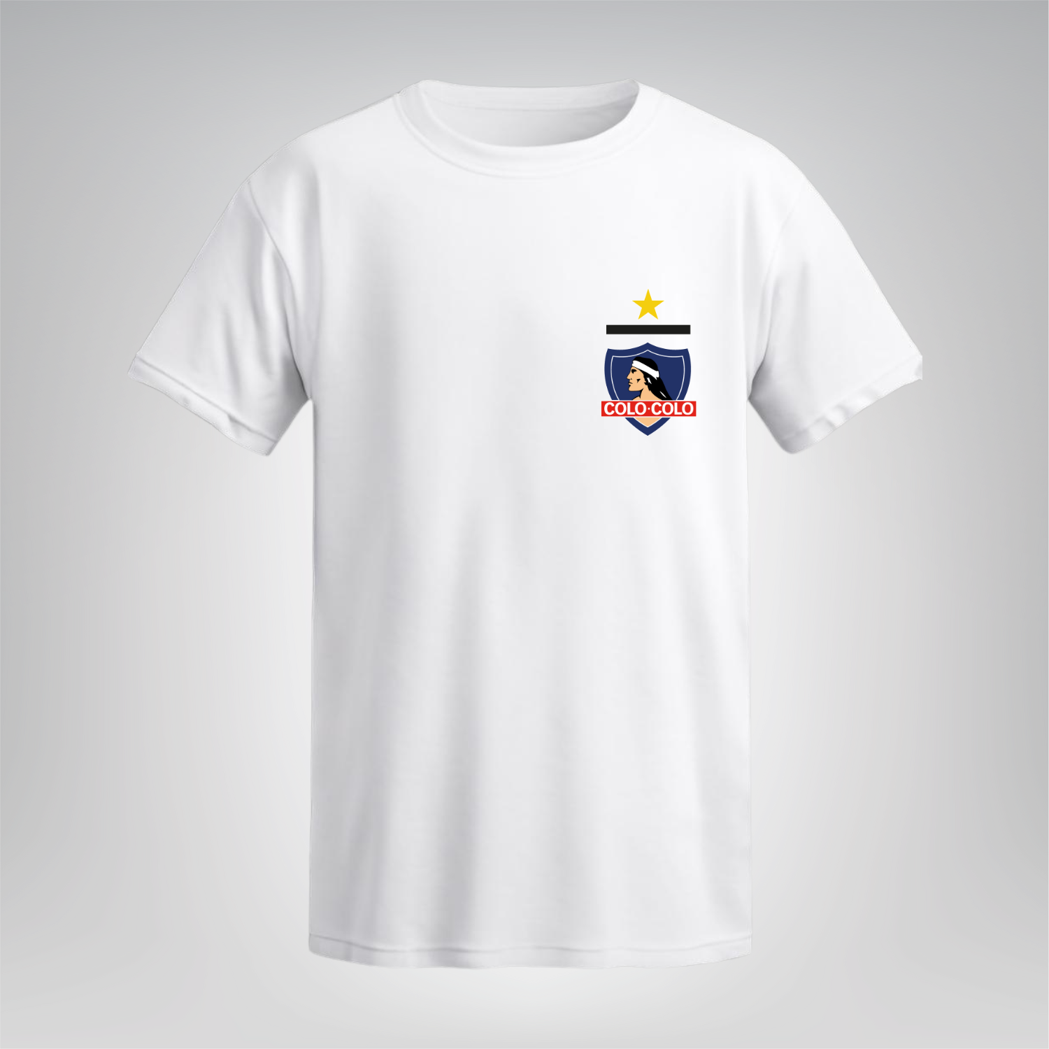 Polera Escudo Estrella Dorada – Colo-Colo