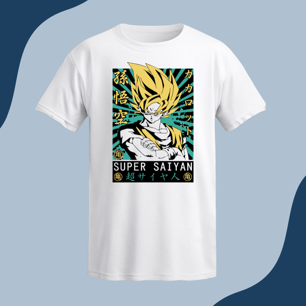 Polera Unisex - Dragon Ball - Super saiyan