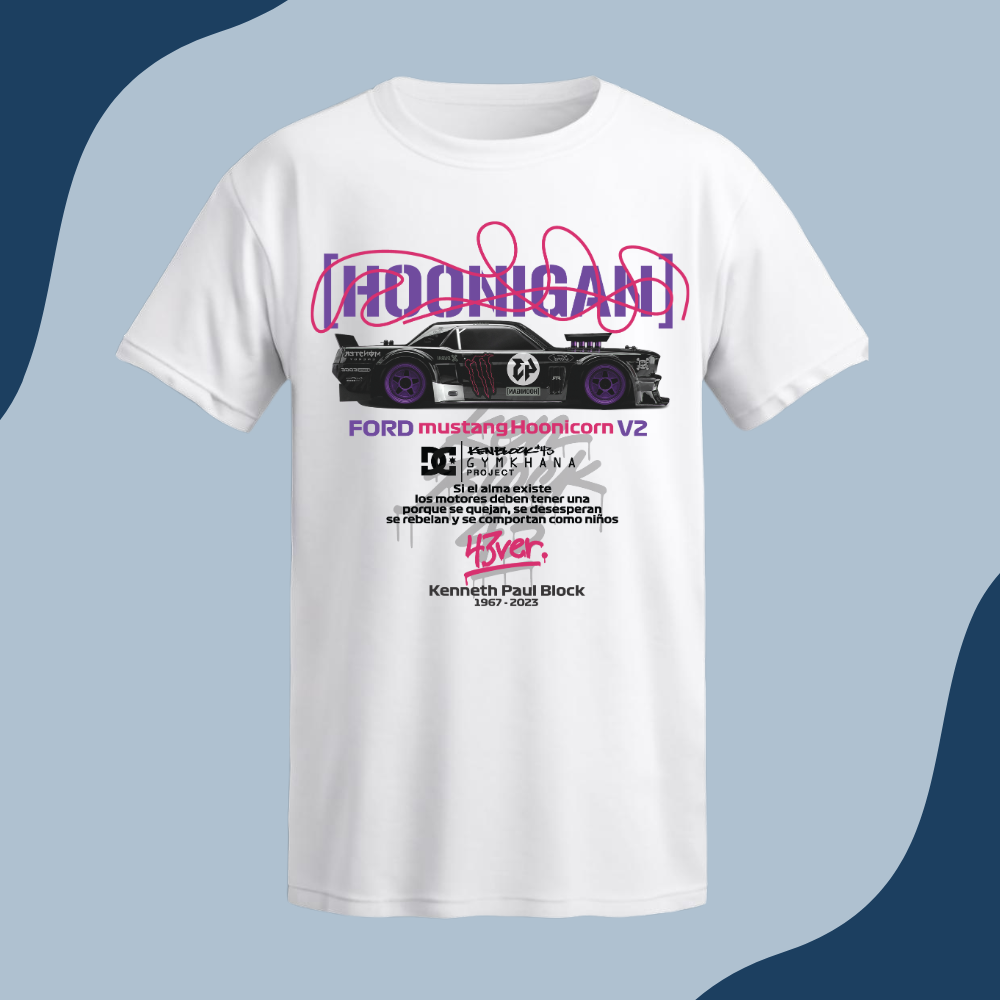 Polera Unisex -Auto Hoonigan