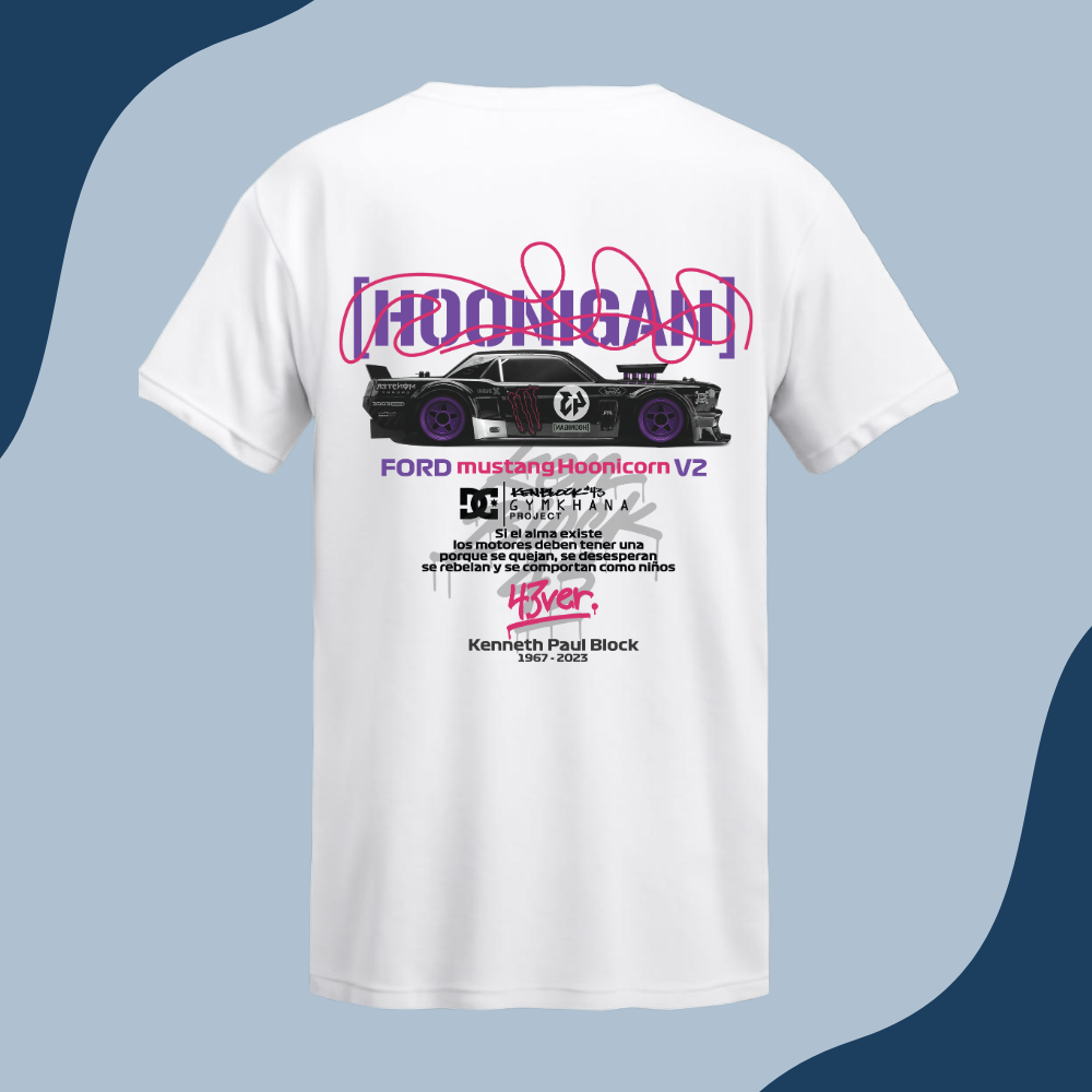 Polera Unisex -Auto Hoonigan