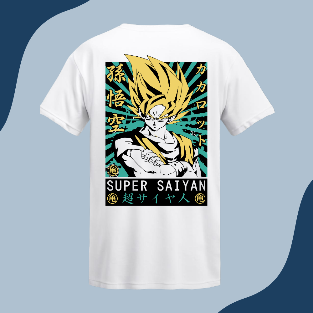 Polera Unisex - Dragon Ball - Super saiyan