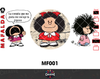 Sticker para Vaso Lata 16 oz o Taza de 11 oz - impresión DTF UV - Mafalda