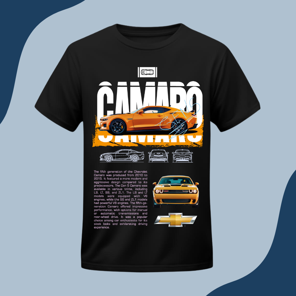 Polera Unisex -Auto Camaro