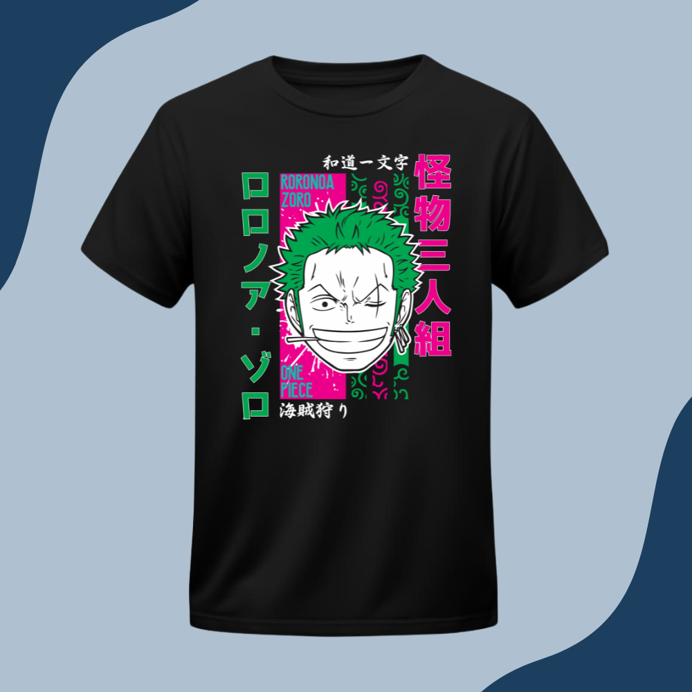 Polera Unisex - One Piece - Zoro