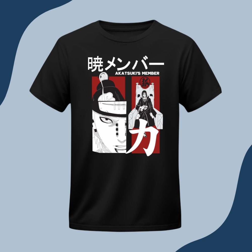 Polera Unisex - Akatsukis - Naruto