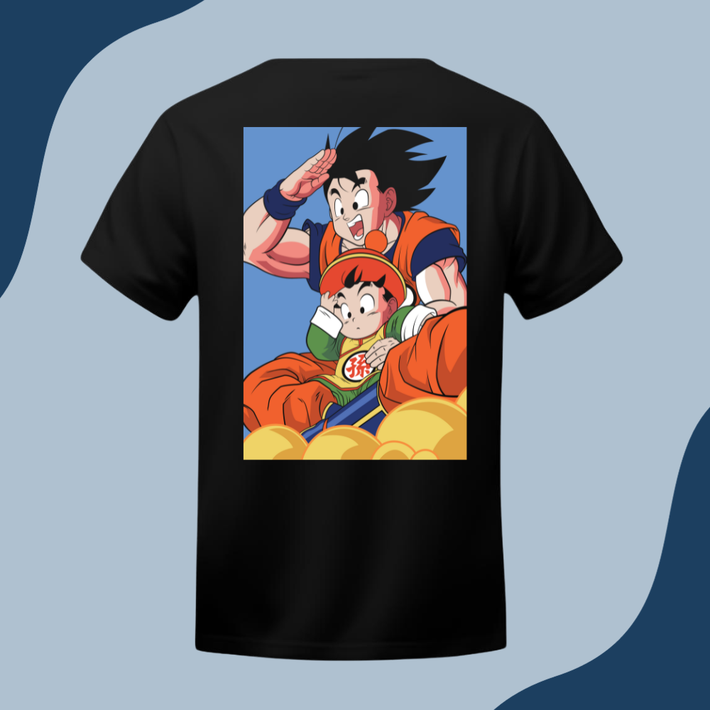 Polera Unisex - Dragon Ball - Goku y Gohan