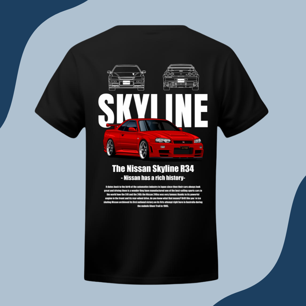 Polera Unisex -Auto Skyline