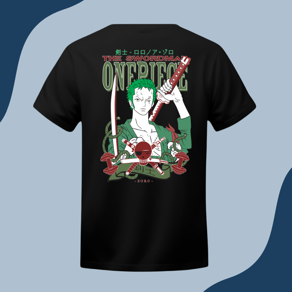 Polera Unisex - One Piece - Zoro espada