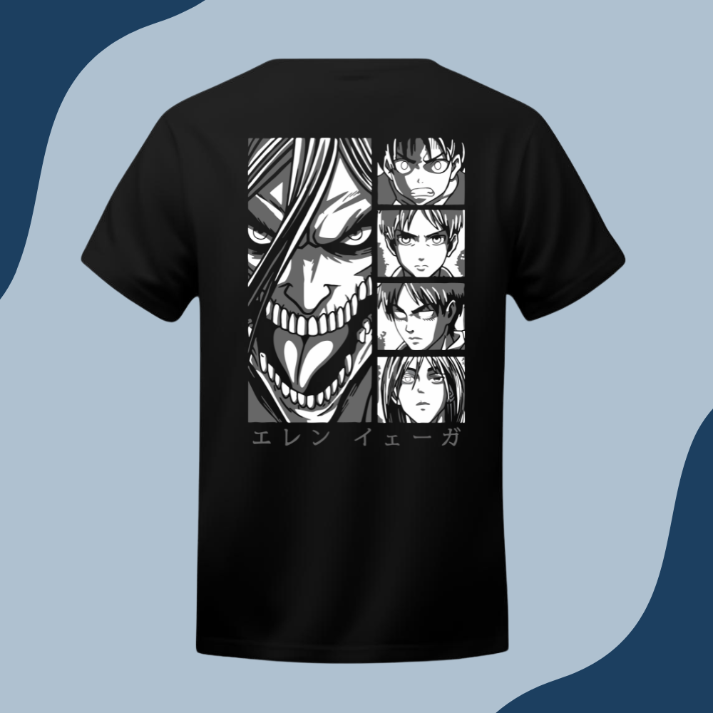 Polera Unisex - Shingeki No Kyoji - Titan colosal