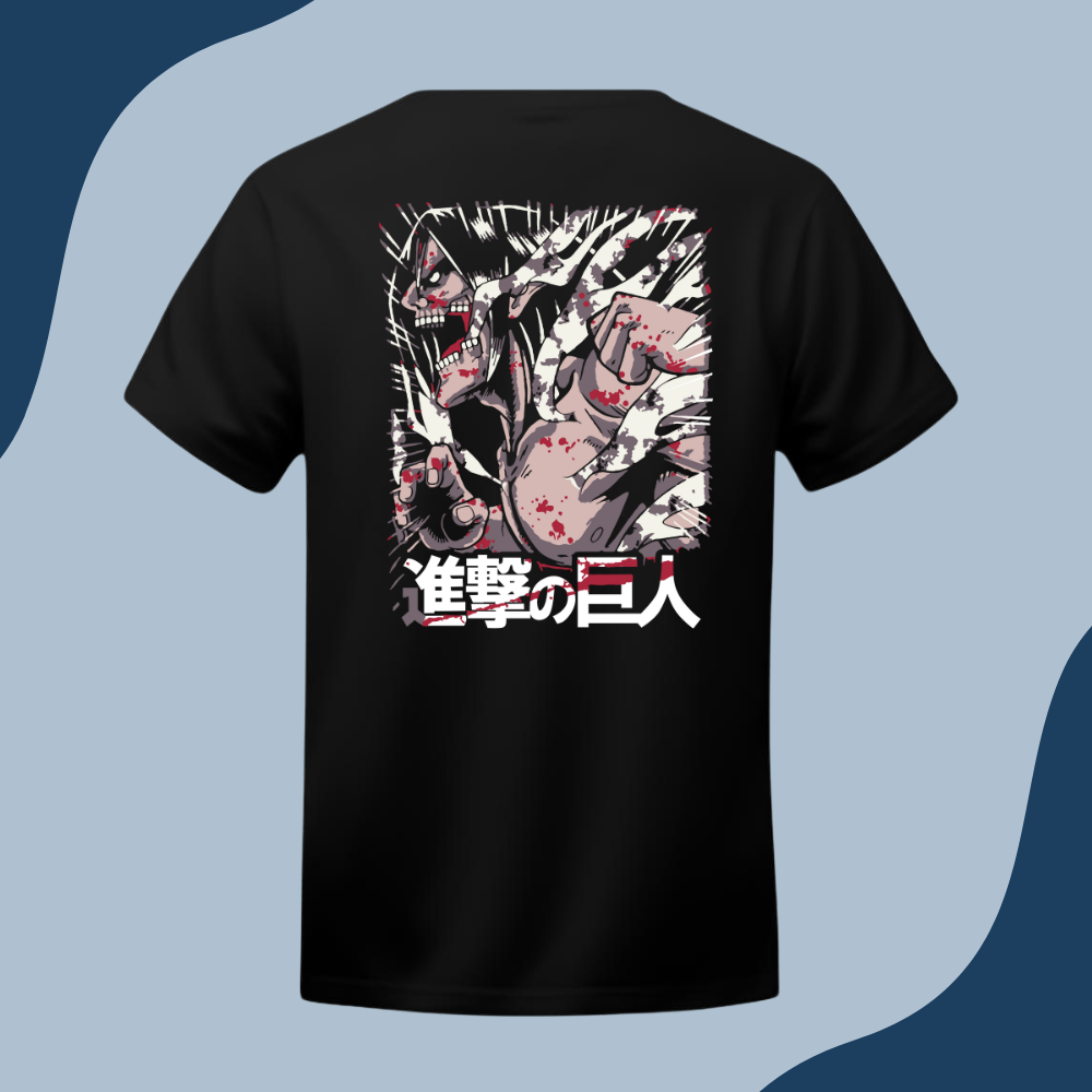 Polera Unisex - Shingeki No Kyoji - Titan Eren