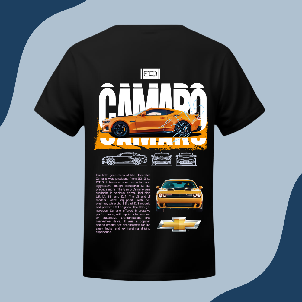 Polera Unisex -Auto Camaro