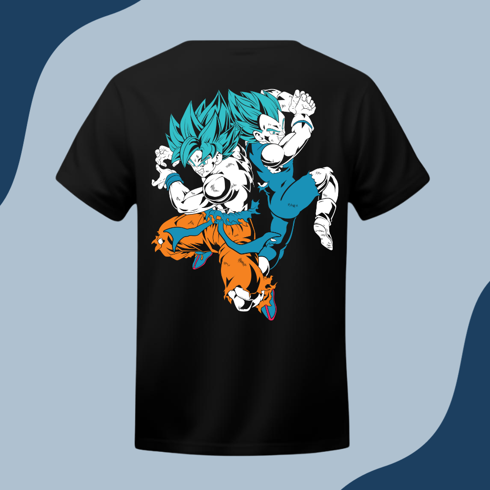 Polera Unisex - Dragon Ball - Goku y Vegeta