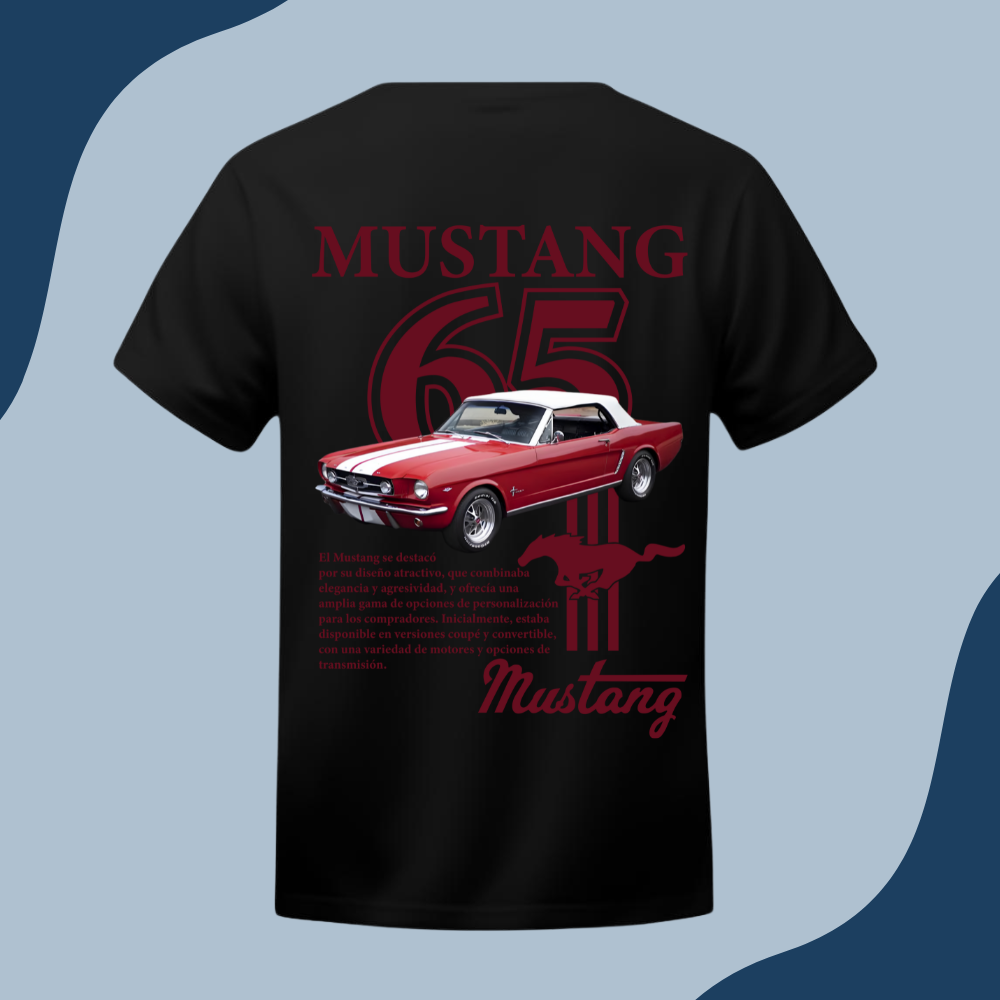 Polera Unisex -Auto Mustang