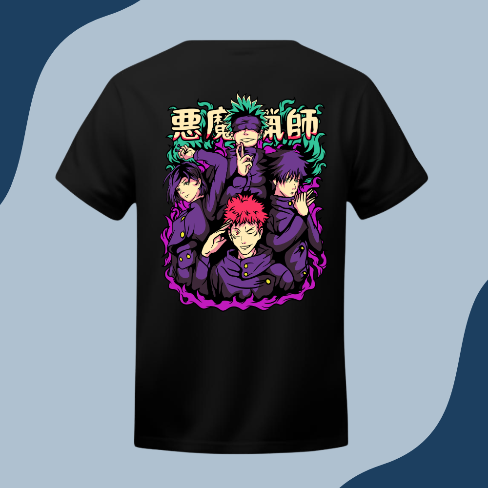 Polera Unisex - Jujutsu Kaisen - Equipo Gojo