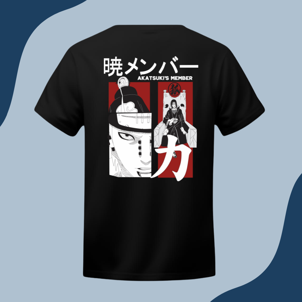 Polera Unisex - Akatsukis - Naruto