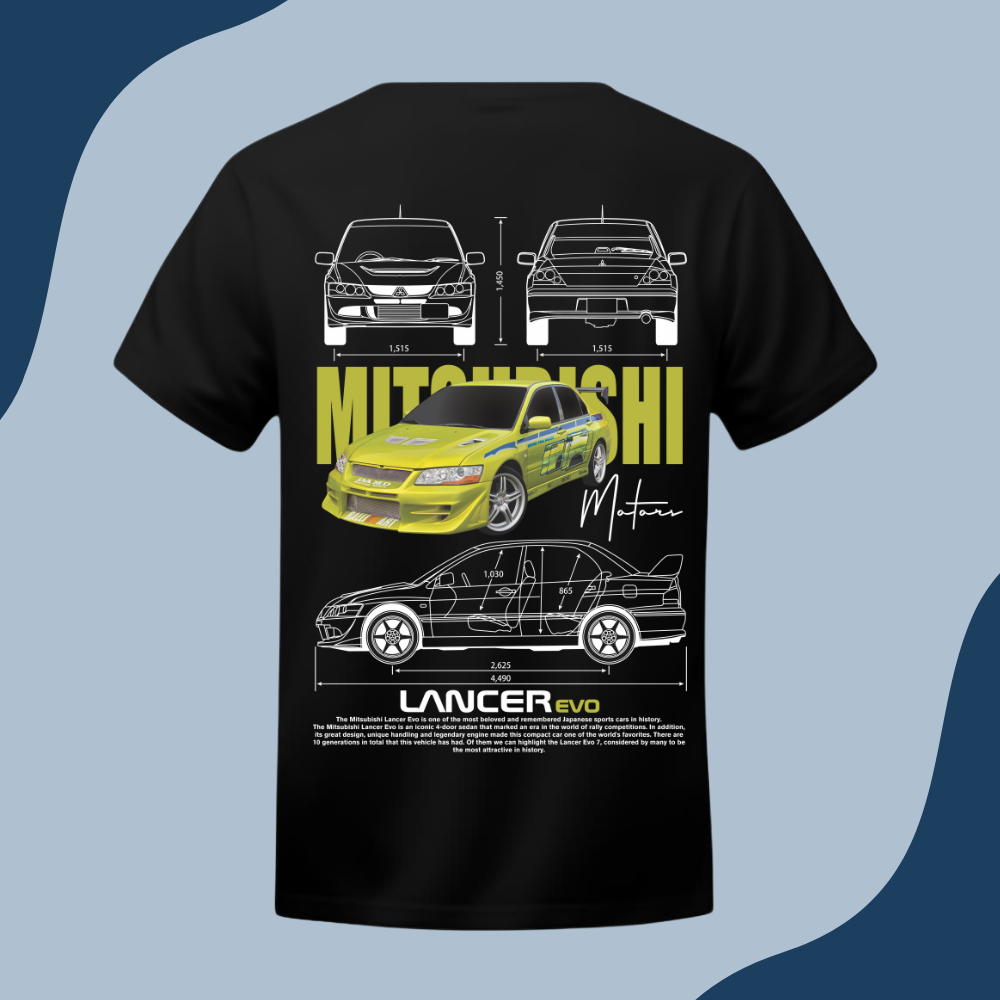 Polera Unisex -Auto Mitsubishi Lancer