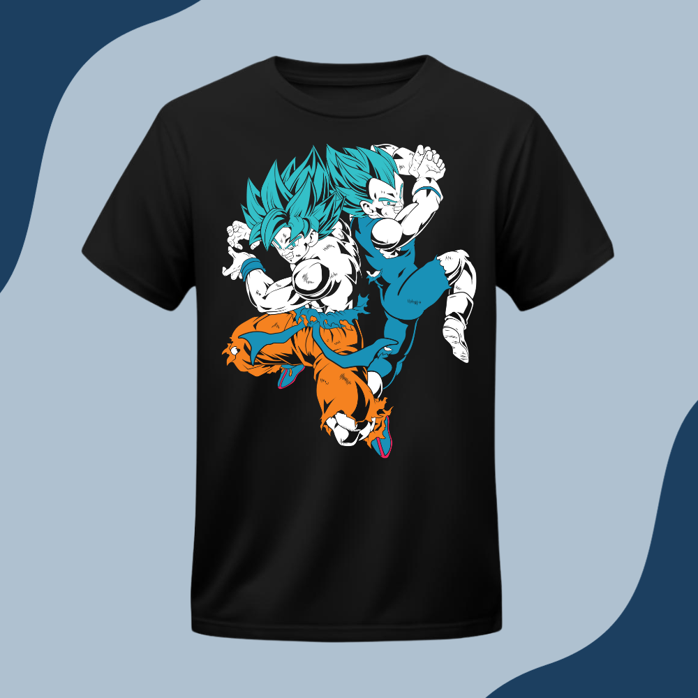 Polera Unisex - Dragon Ball - Goku y Vegeta