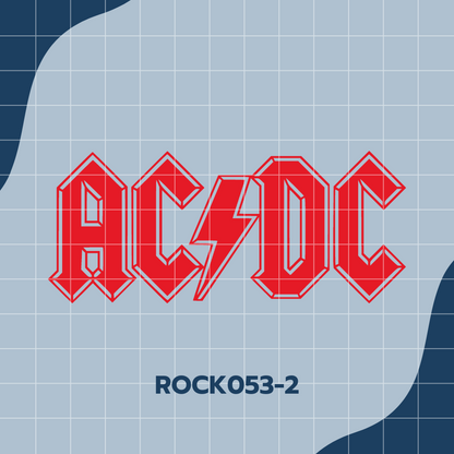 Pack de 3 Stickers UV DTF de 8 cm - Bandas de Rock