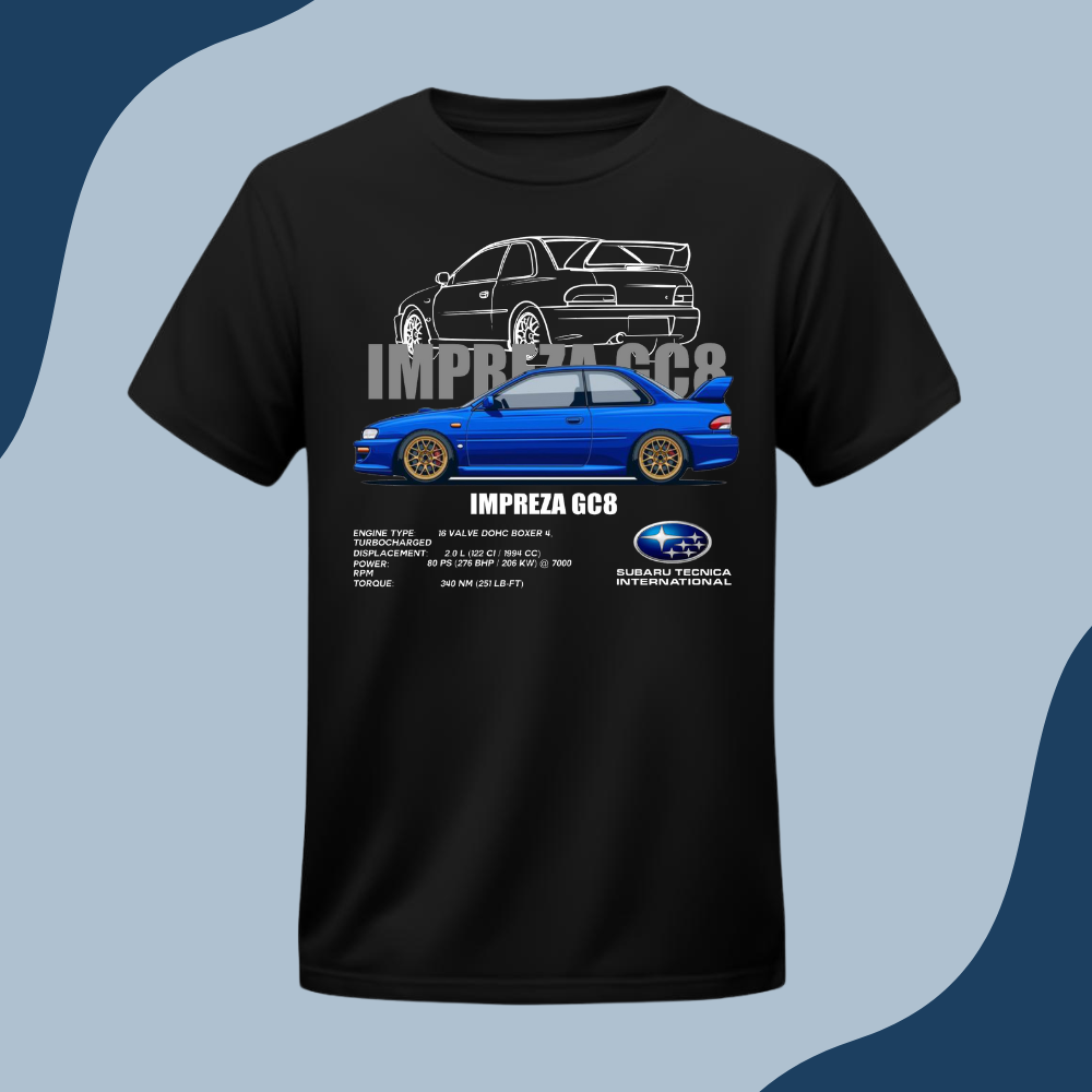 Polera Unisex -Auto Subaru