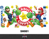 Sticker para Vaso Lata 16 oz o Taza de 11 oz - impresión DTF UV - Super Mario