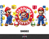 Sticker para Vaso Lata 16 oz o Taza de 11 oz - impresión DTF UV - Super Mario