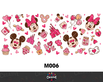 Sticker para Vaso Lata 16 oz o Taza de 11 oz - impresión DTF UV - Mickey Mouse