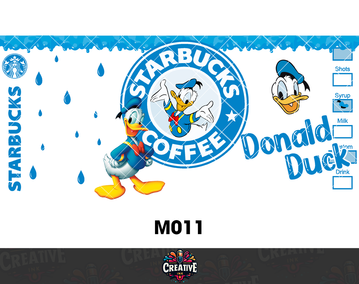 Sticker para Vaso Lata 16 oz o Taza de 11 oz - impresión DTF UV - Mickey Mouse