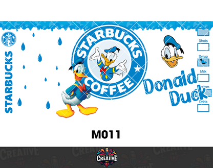 Sticker para Vaso Lata 16 oz o Taza de 11 oz - impresión DTF UV - Mickey Mouse