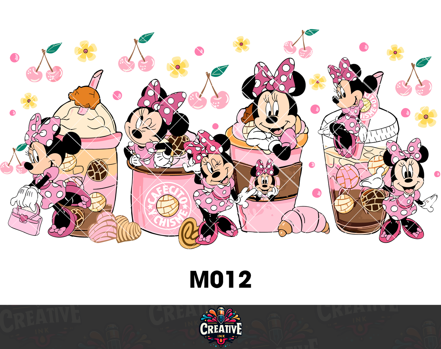 Sticker para Vaso Lata 16 oz o Taza de 11 oz - impresión DTF UV - Mickey Mouse