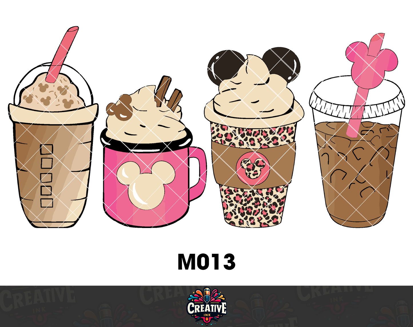 Sticker para Vaso Lata 16 oz o Taza de 11 oz - impresión DTF UV - Mickey Mouse