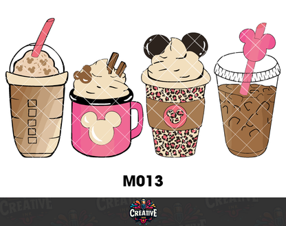 Sticker para Vaso Lata 16 oz o Taza de 11 oz - impresión DTF UV - Mickey Mouse